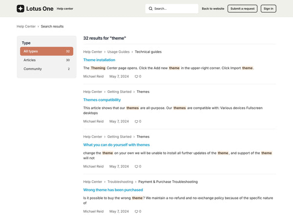 Lotus One Theme | Lotus Themes for Zendesk