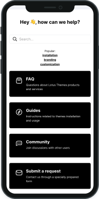 Theme feature