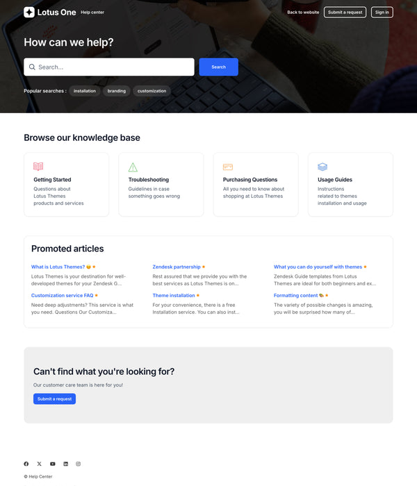 Help Center Explames Zendesk Help Centers: 9 Great Customized Examples