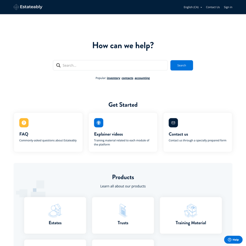 Customization example