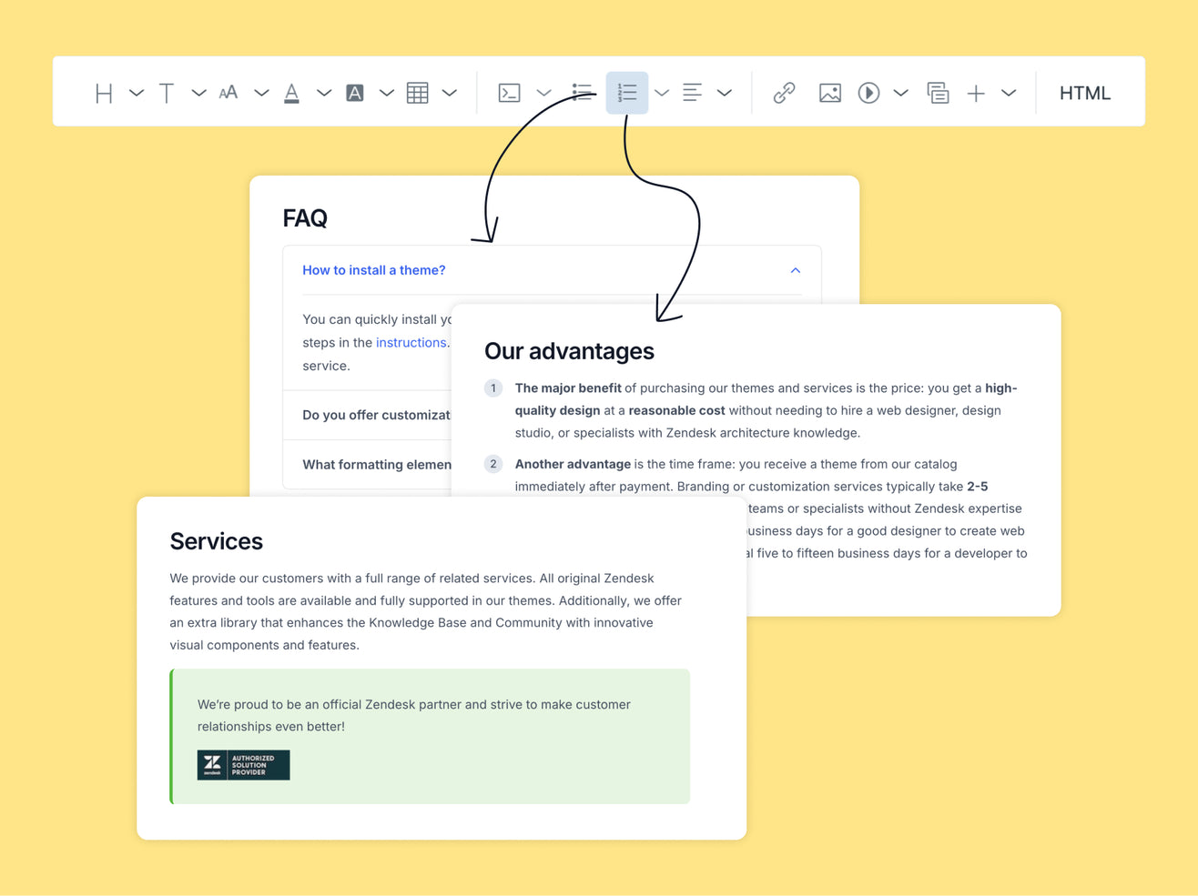 Article formatting example