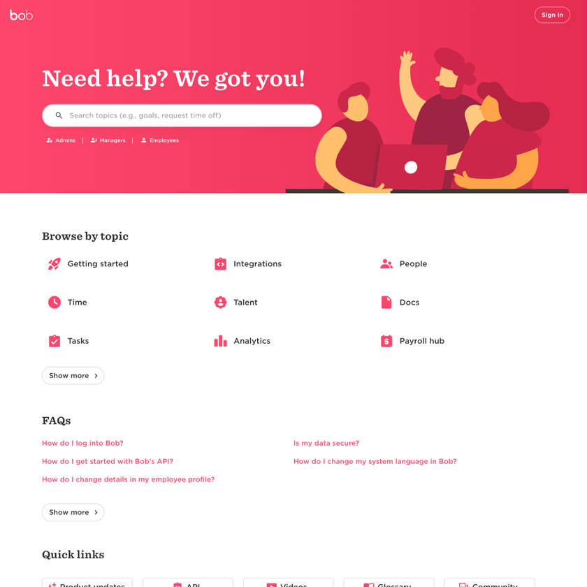 Customization example