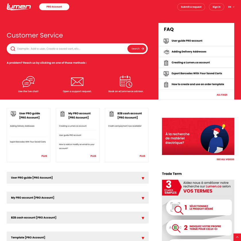 Customization example