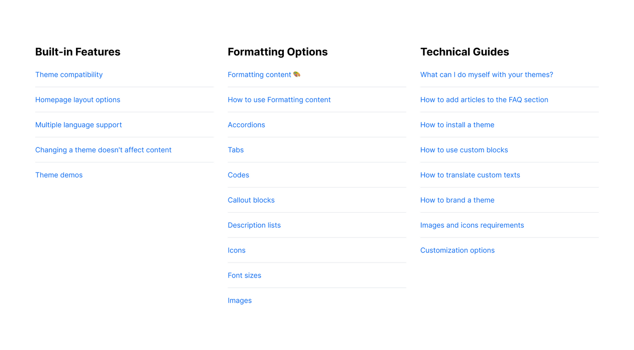 List of All Section Articles