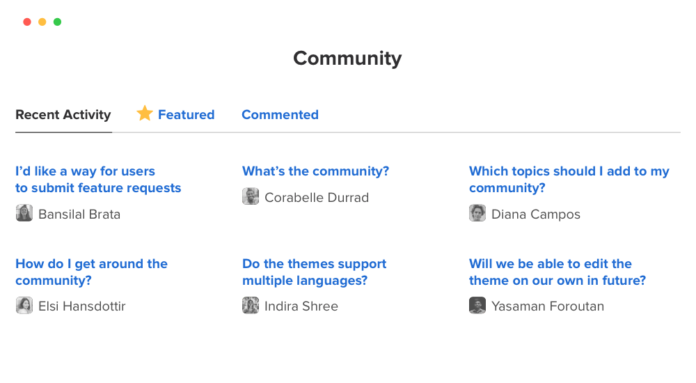 Community Hot Posts