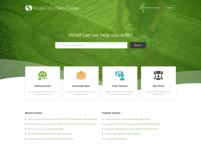 Customization example