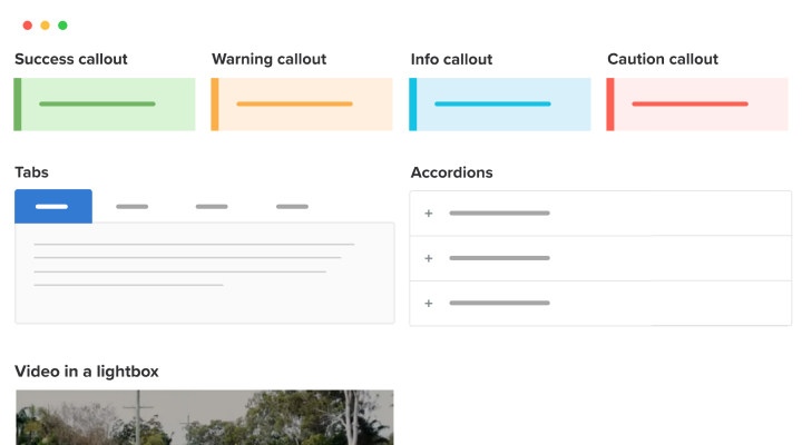 Formatting Components