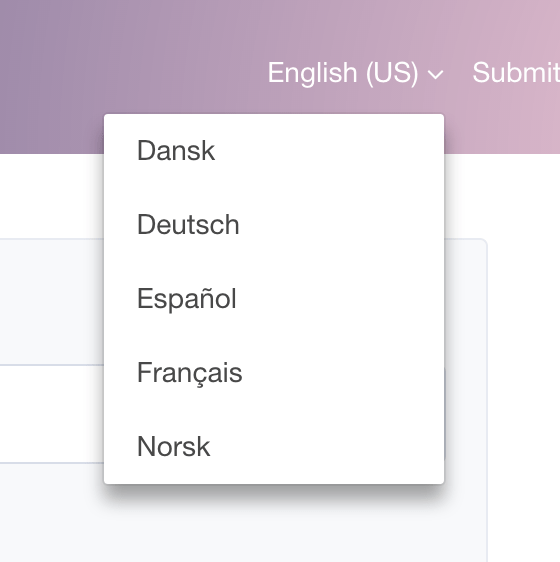 Multilingual option with 40+ languages