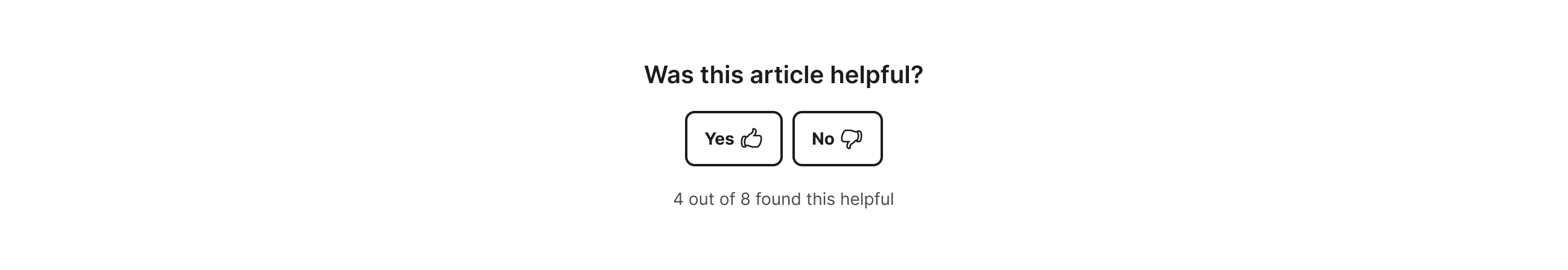 Zendesk Theme Article voting Patterns