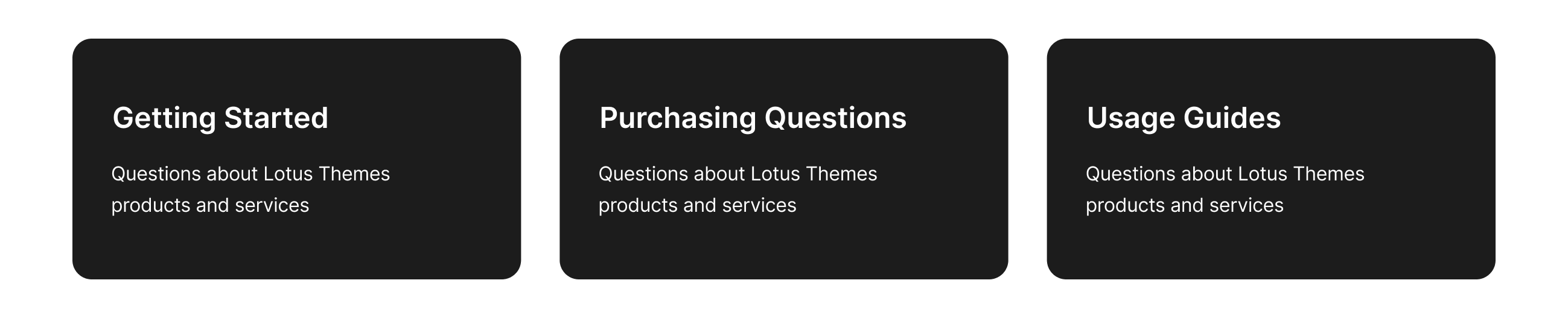 Zendesk Theme Content boxes Patterns